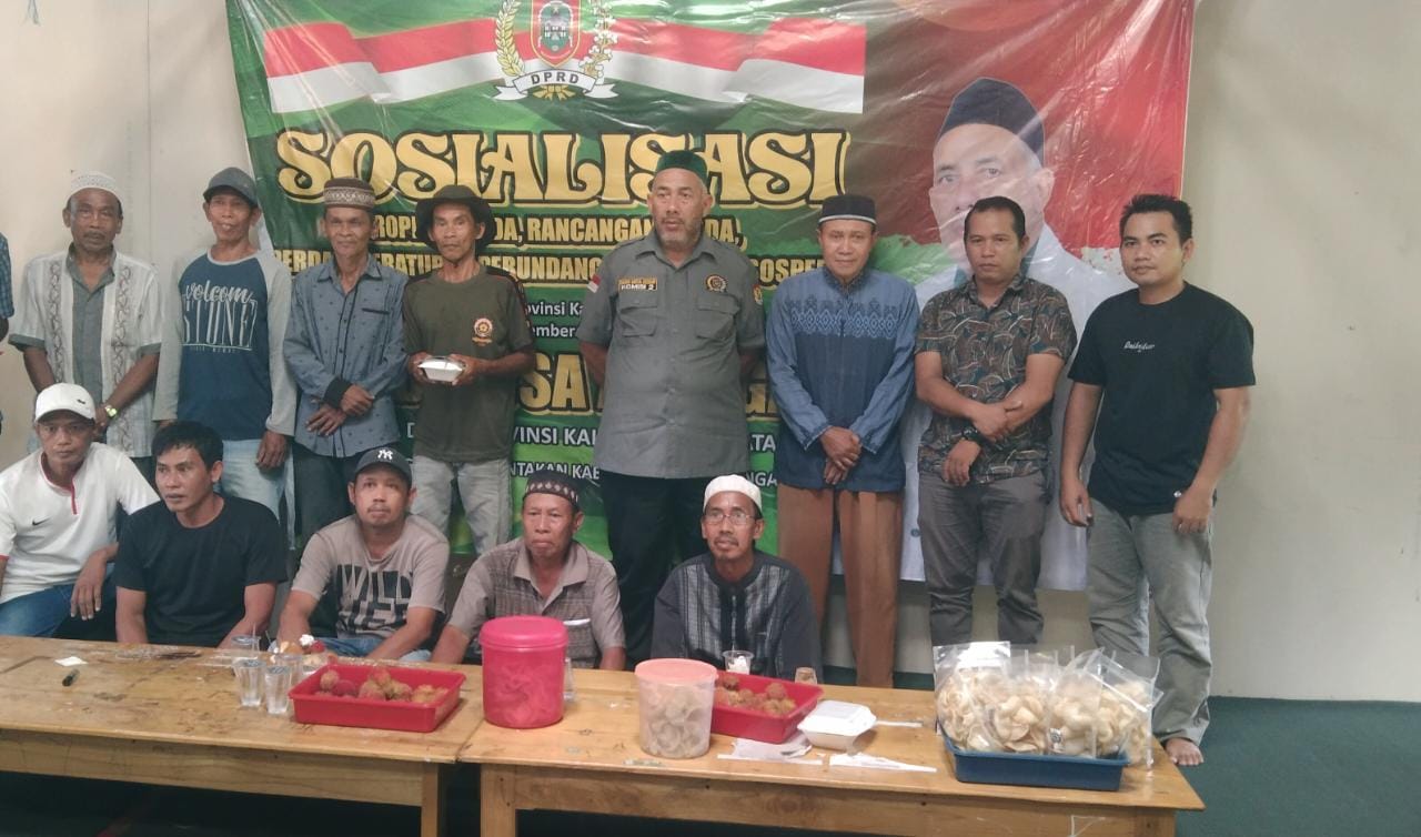 Sosialisasi Propem Perda di HST, Habib Musa Assegaf juga Memantau Rencana Pembangunan Jalan Tani yang Mau Dibangun