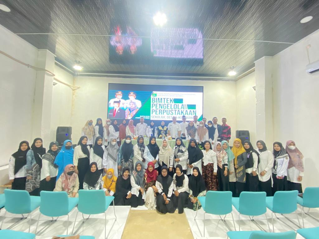 Bimtek Pengelolaan Perpustakaan Sekolah di Gelar Dispersip Tanbu