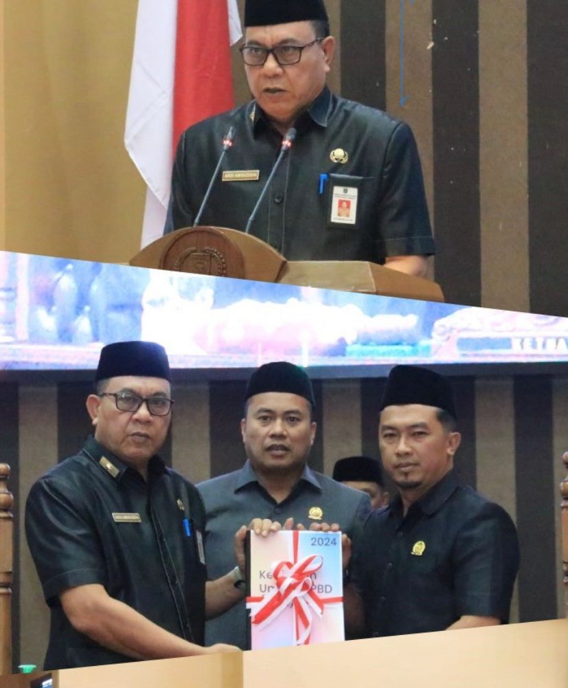 Bupati Tanah Bumbu Sampaikan KUA-PPAS APBD Tahun Anggaran 2024