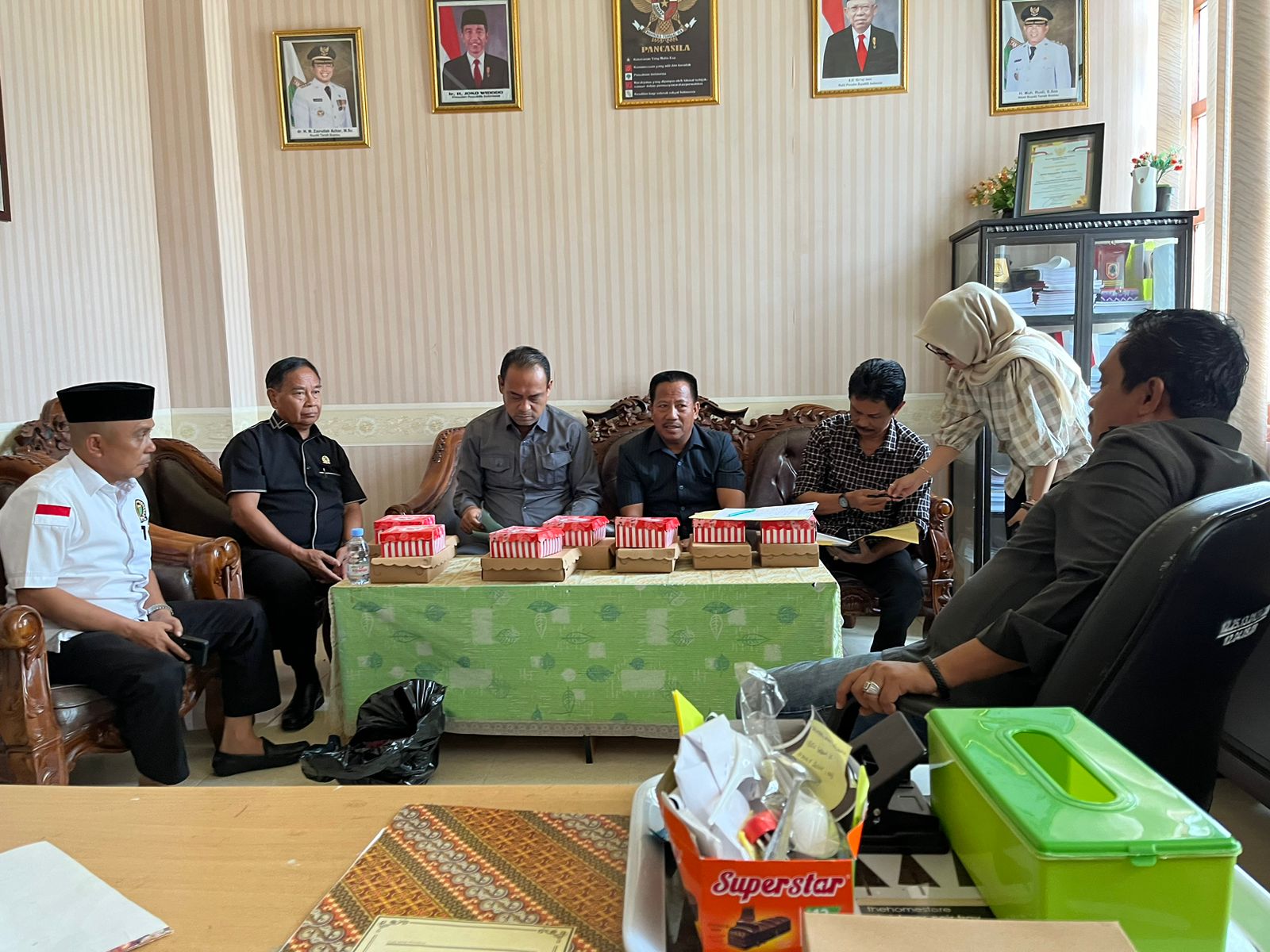 Andi Erwin Pimpin Langsung Rapat Bapemperda Terkait Kegiatan Bulan Februari 2024