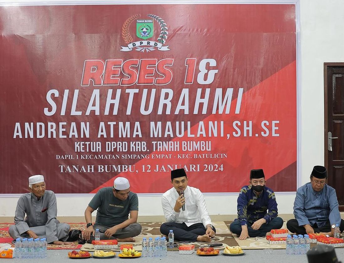 Ketua DPRD Tanah Bumbu Gelar Reses diawal Tahun 2024