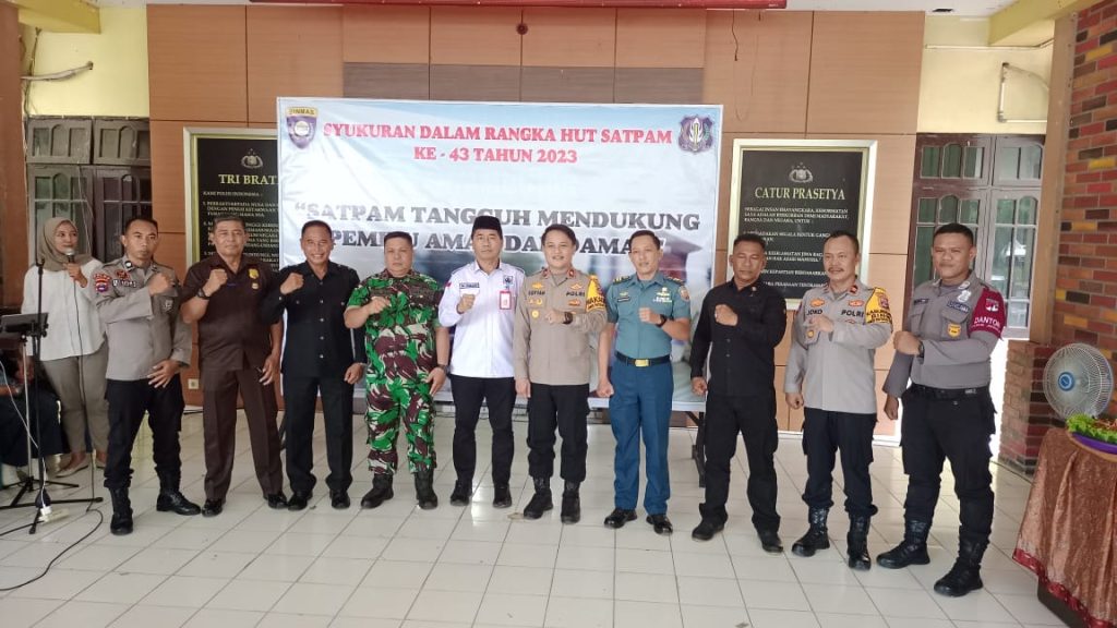 Bupati Tanah Bumbu Absen, Staf Ahli Hadiri Syukuran HUT Satpam Ke-43