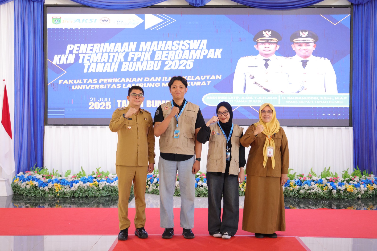 Bupati Andi Rudi Latif Terima 233 Mahasiswa KKN Tematik FPIK Universitas Lambung Mangkurat