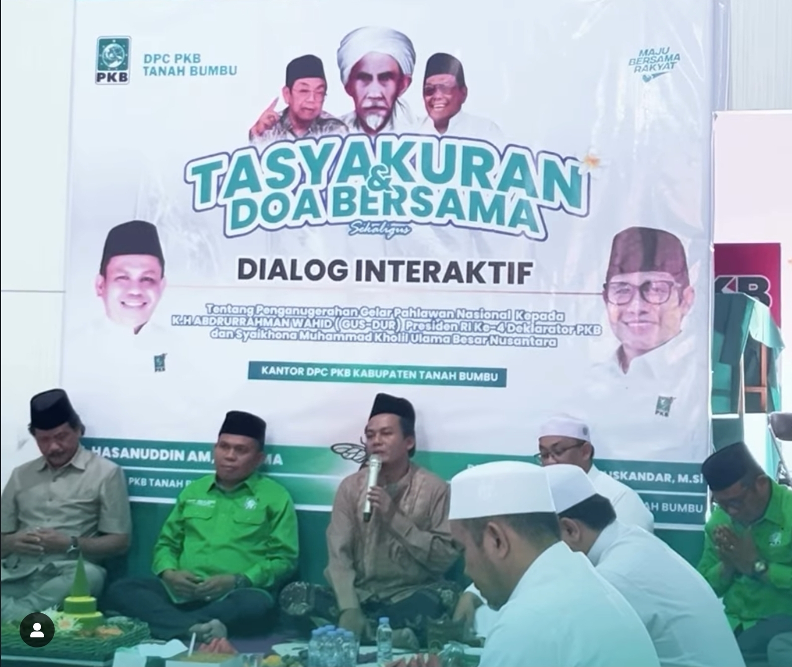 Hasanuddin DPRD Tanbu Unggah Momen ‘Tasyakuran Gus Dur’, Hidupkan Spirit Kebangsaan dan Moderasi